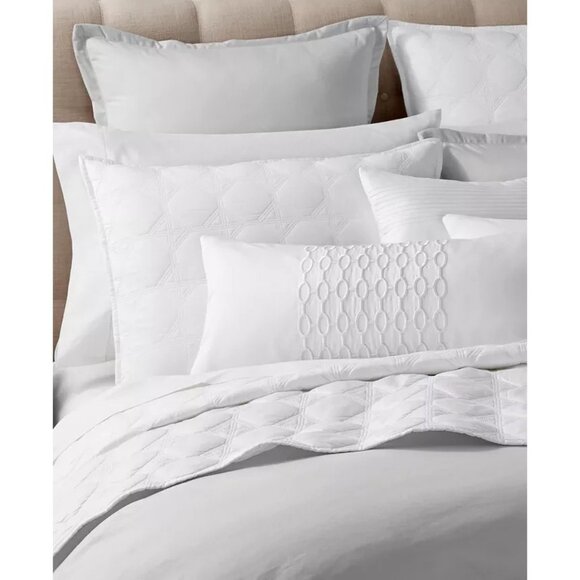 Hotel Collection 680TC King Duvet Cover Set Supima Cotton Palladium $500 - Picture 3 of 3